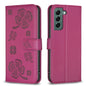 Four-leaf Embossed Leather Phone Case, For Galaxy S26 FE 5G, For Samsung Galaxy S25 Edge 5G, For Samsung Galaxy S25 Ultra 5G, For Samsung Galaxy S24 FE 5G