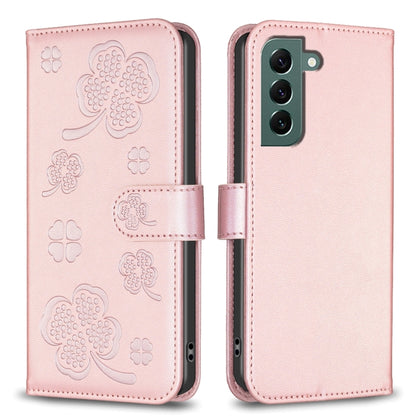 Four-leaf Embossed Leather Phone Case