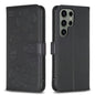Four-leaf Embossed Leather Phone Case, For Samsung Galaxy S25 Edge 5G, For Samsung Galaxy S25 Ultra 5G, For Samsung Galaxy S24 FE 5G
