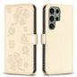 Four-leaf Embossed Leather Phone Case, For Galaxy S26 FE 5G, For Samsung Galaxy S25 Edge 5G, For Samsung Galaxy S25 Ultra 5G, For Samsung Galaxy S24 FE 5G
