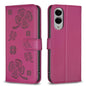 Four-leaf Embossed Leather Phone Case, For Galaxy S26 FE 5G, For Samsung Galaxy S25 Edge 5G, For Samsung Galaxy S25 Ultra 5G, For Samsung Galaxy S24 FE 5G