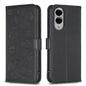 Four-leaf Embossed Leather Phone Case, For Samsung Galaxy S25 Edge 5G, For Samsung Galaxy S25 Ultra 5G, For Samsung Galaxy S24 FE 5G
