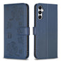 Four-leaf Embossed Leather Phone Case, For Galaxy S26 FE 5G, For Samsung Galaxy S25 Edge 5G, For Samsung Galaxy S25 Ultra 5G, For Samsung Galaxy S24 FE 5G
