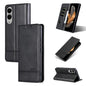 AZNS Magnetic Calf Texture Flip Leather Phone Case, For Samsung Galaxy S25 Edge 5G, For Samsung Galaxy S25 5G, For Samsung Galaxy S25+ 5G, For Samsung Galaxy S25 Ultra 5G