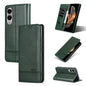 AZNS Magnetic Calf Texture Flip Leather Phone Case, For Samsung Galaxy S25 Edge 5G, For Samsung Galaxy S25 5G, For Samsung Galaxy S25+ 5G, For Samsung Galaxy S25 Ultra 5G