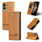 AZNS Magnetic Calf Texture Flip Leather Phone Case, For Samsung Galaxy S25 Edge 5G, For Samsung Galaxy S25 5G, For Samsung Galaxy S25+ 5G, For Samsung Galaxy S25 Ultra 5G