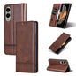 AZNS Magnetic Calf Texture Flip Leather Phone Case, For Samsung Galaxy S25 Edge 5G, For Samsung Galaxy S25 5G, For Samsung Galaxy S25+ 5G, For Samsung Galaxy S25 Ultra 5G