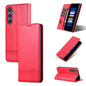 AZNS Magnetic Calf Texture Flip Leather Phone Case, For Samsung Galaxy S25 FE 5G, For Samsung Galaxy S25 Edge 5G, For Samsung Galaxy S25 5G, For Samsung Galaxy S25+ 5G