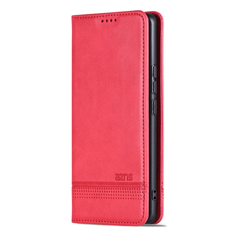 AZNS Magnetic Calf Texture Flip Leather Phone Case, For Samsung Galaxy S26+ 5G, For Samsung Galaxy S26 Ultra 5G, For Samsung Galaxy S26 5G, For Samsung Galaxy S25 FE 5G