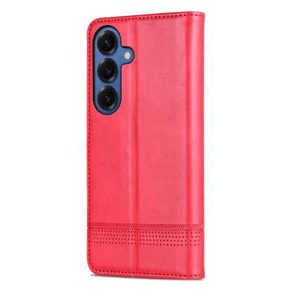 AZNS Magnetic Calf Texture Flip Leather Phone Case, For Samsung Galaxy S26+ 5G, For Samsung Galaxy S26 Ultra 5G, For Samsung Galaxy S26 5G, For Samsung Galaxy S25 FE 5G