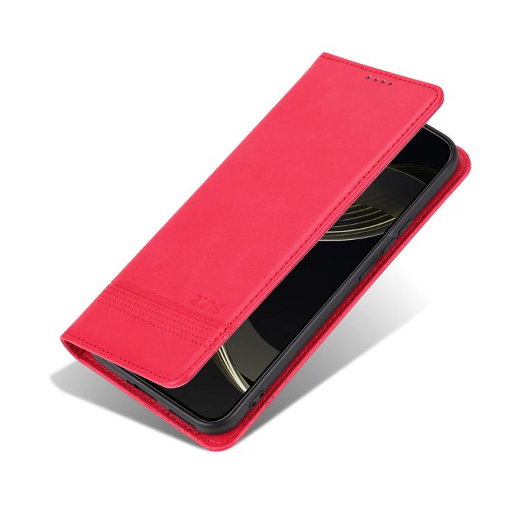 AZNS Magnetic Calf Texture Flip Leather Phone Case, For Samsung Galaxy S26+ 5G, For Samsung Galaxy S26 Ultra 5G, For Samsung Galaxy S26 5G, For Samsung Galaxy S25 FE 5G