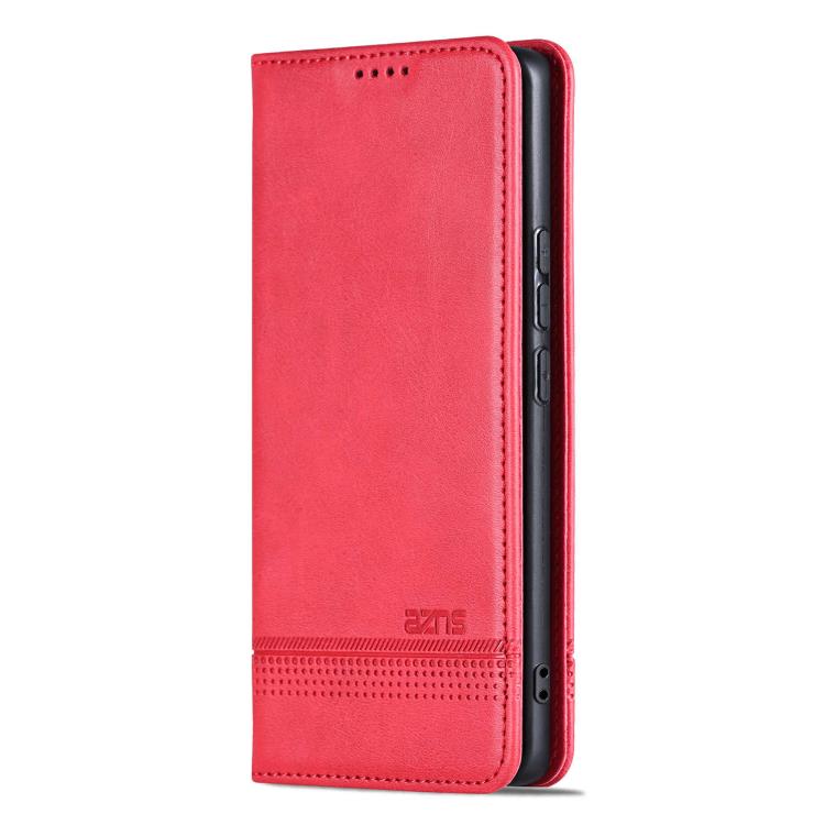 AZNS Magnetic Calf Texture Flip Leather Phone Case, For Galaxy S26 FE 5G, For Samsung Galaxy S26+ 5G, For Samsung Galaxy S26 Ultra 5G, For Samsung Galaxy S26 5G