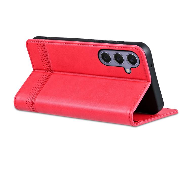 AZNS Magnetic Calf Texture Flip Leather Phone Case, For Galaxy S26 FE 5G, For Samsung Galaxy S26+ 5G, For Samsung Galaxy S26 Ultra 5G, For Samsung Galaxy S26 5G