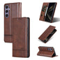 AZNS Magnetic Calf Texture Flip Leather Phone Case, For Galaxy S26 FE 5G, For Samsung Galaxy S26+ 5G, For Samsung Galaxy S26 Ultra 5G, For Samsung Galaxy S26 5G