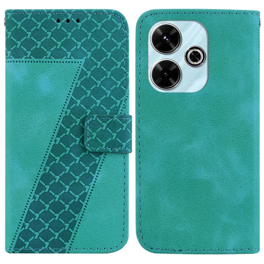 Seven-shaped Embossed Leather Phone Case