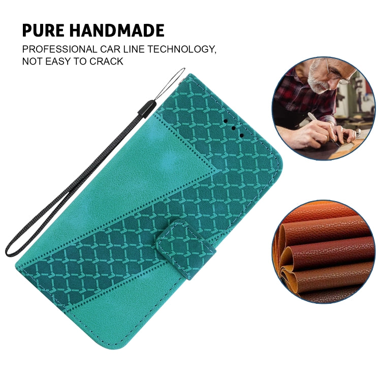 Seven-shaped Embossed Leather Phone Case