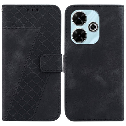 Seven-shaped Embossed Leather Phone Case