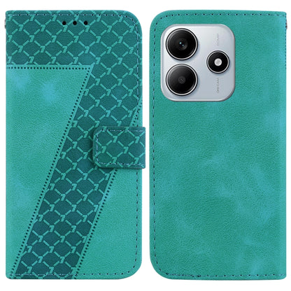 Seven-shaped Embossed Leather Phone Case