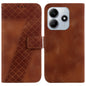 Seven-shaped Embossed Leather Phone Case