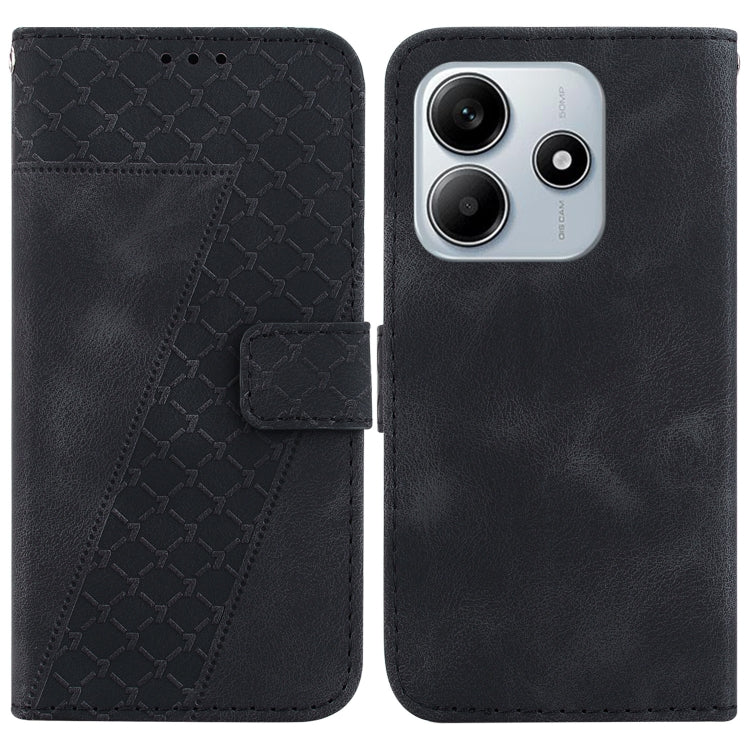 Seven-shaped Embossed Leather Phone Case