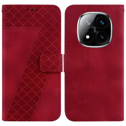 Seven-shaped Embossed Leather Phone Case