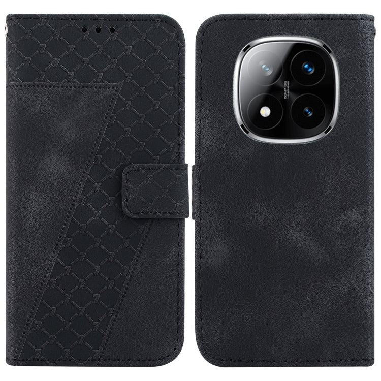 Seven-shaped Embossed Leather Phone Case