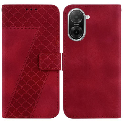 Seven-shaped Embossed Leather Phone Case