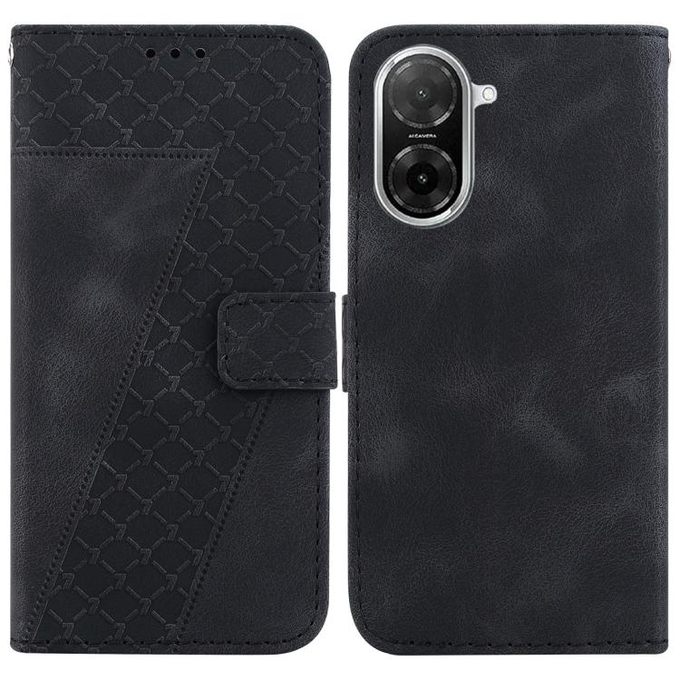 Seven-shaped Embossed Leather Phone Case