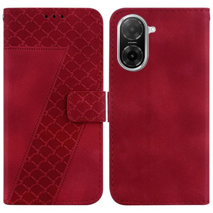 Seven-shaped Embossed Leather Phone Case