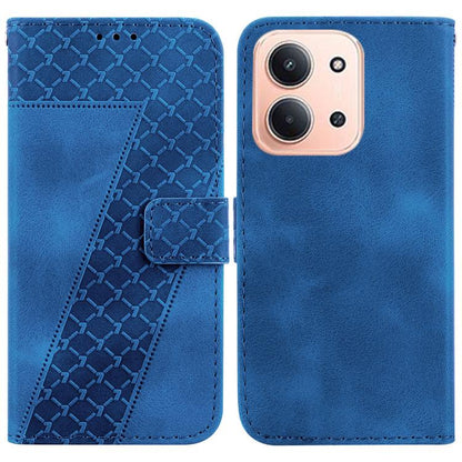 Seven-shaped Embossed Leather Phone Case