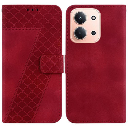 Seven-shaped Embossed Leather Phone Case