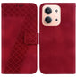 Seven-shaped Embossed Leather Phone Case
