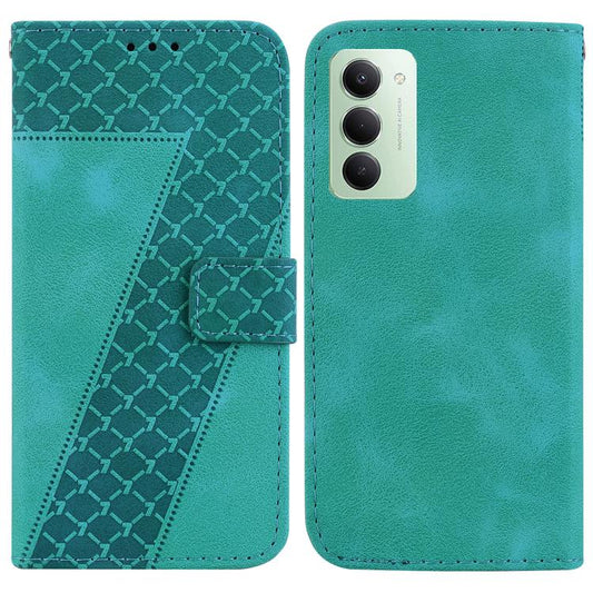 Seven-shaped Embossed Leather Phone Case