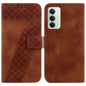 Seven-shaped Embossed Leather Phone Case