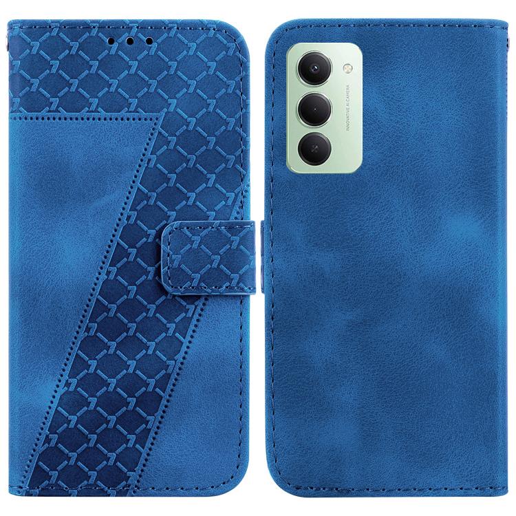 Seven-shaped Embossed Leather Phone Case