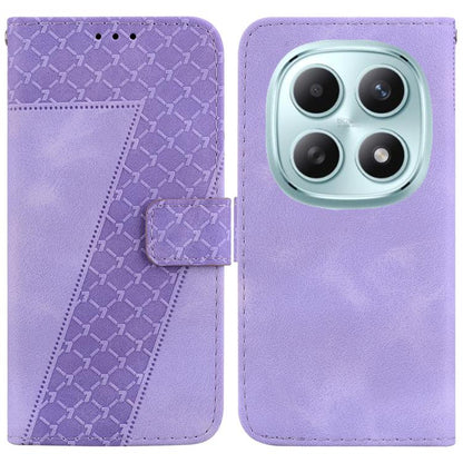 Seven-shaped Embossed Leather Phone Case