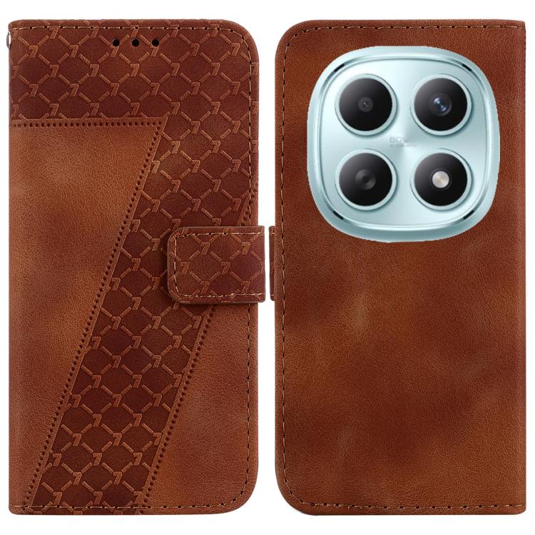 Seven-shaped Embossed Leather Phone Case