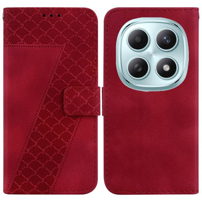 Seven-shaped Embossed Leather Phone Case