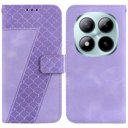 Seven-shaped Embossed Leather Phone Case