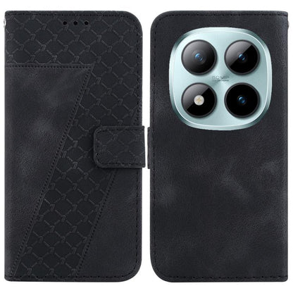 Seven-shaped Embossed Leather Phone Case