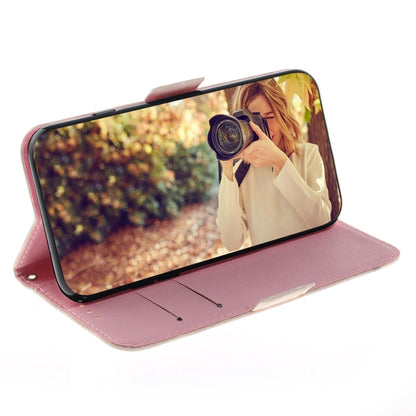 3D Colored Horizontal Flip Leather Phone Case