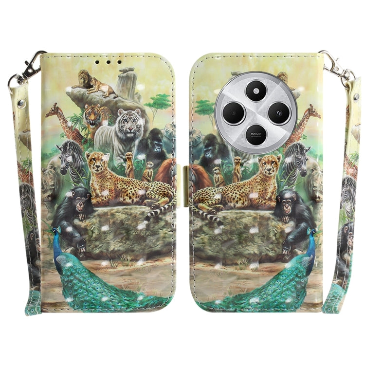 3D Colored Flip Leather Phone Case