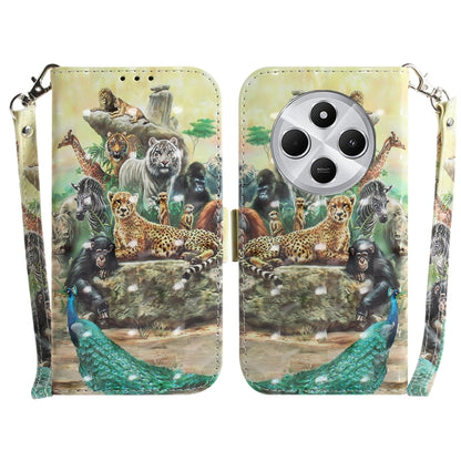 3D Colored Flip Leather Phone Case