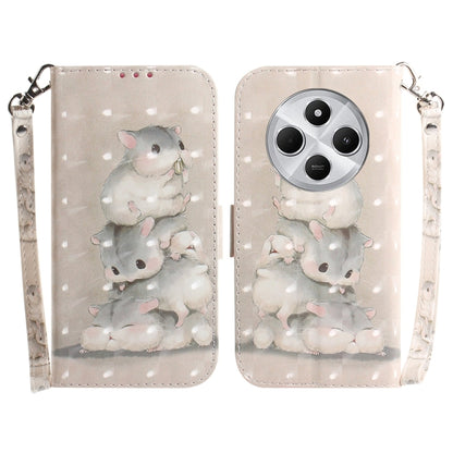 3D Colored Flip Leather Phone Case