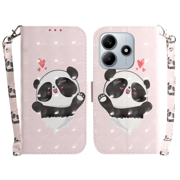 3D Colored Flip Leather Phone Case, For Redmi 15 5G / 4G EU 171mm, For Redmi Note 14 5G