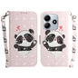 3D Colored Flip Leather Phone Case, For Redmi 15 5G / 4G EU 171mm, For Redmi Note 14 5G