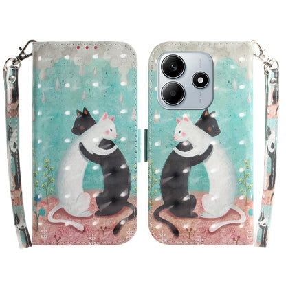 3D Colored Flip Leather Phone Case, For Redmi 15 5G / 4G EU 171mm, For Redmi Note 14 5G