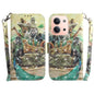 3D Colored Flip Leather Phone Case, For Redmi Note 15 Pro 5G Global 163.6mm, For Redmi 15C 5G / 4G EU 173mm / Poco C85 5G