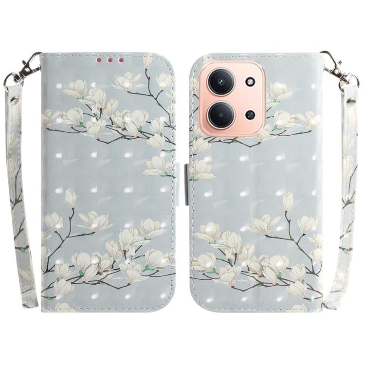 3D Colored Flip Leather Phone Case, For Redmi Note 15 Pro 5G Global 163.6mm, For Redmi 15C 5G / 4G EU 173mm / Poco C85 5G