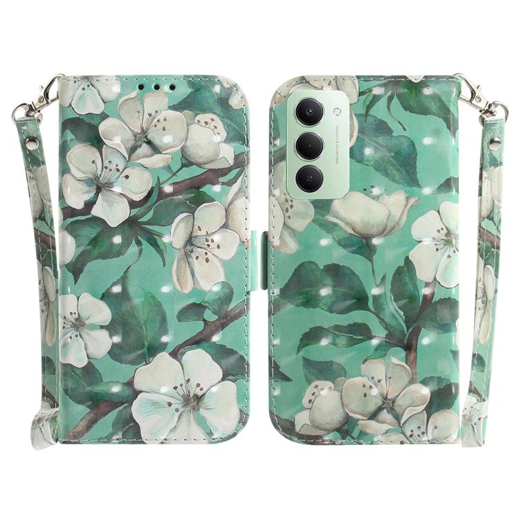 3D Colored Flip Leather Phone Case, For Redmi 15C 5G / 4G EU 173mm / Poco C85 5G, For Redmi 15 5G Global / 15 4G SEA 169.5mm